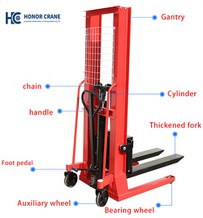 מערם מלגזה להרמה ידנית