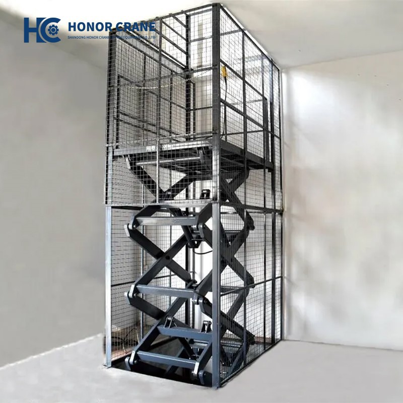 Scissor Lift With Shaft Enclosure Scissor Lift With Shaft Enclosure